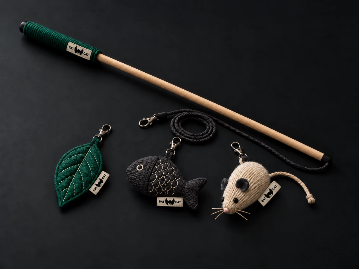 Preview of the BatCat playtime wand set